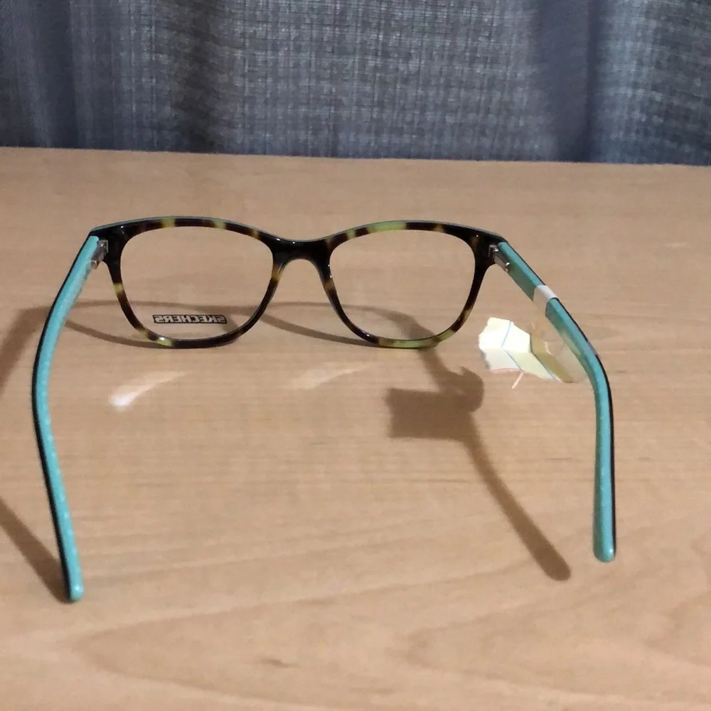 Skechers blue and brown juniors demo lenses
